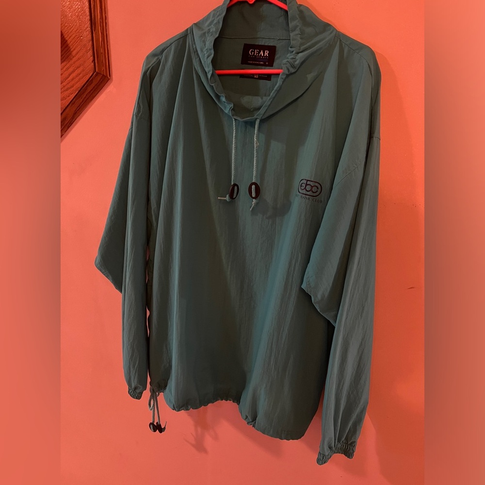 Gear brand pullover windbreaker from East Bank Club in Chicago.